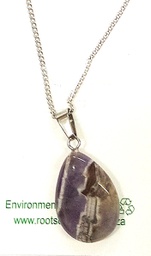 [ROC-PEN] ROC Amethyst Teardrop Necklace