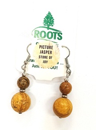[ROC-EAR] ROC Picture Jasper Earrings